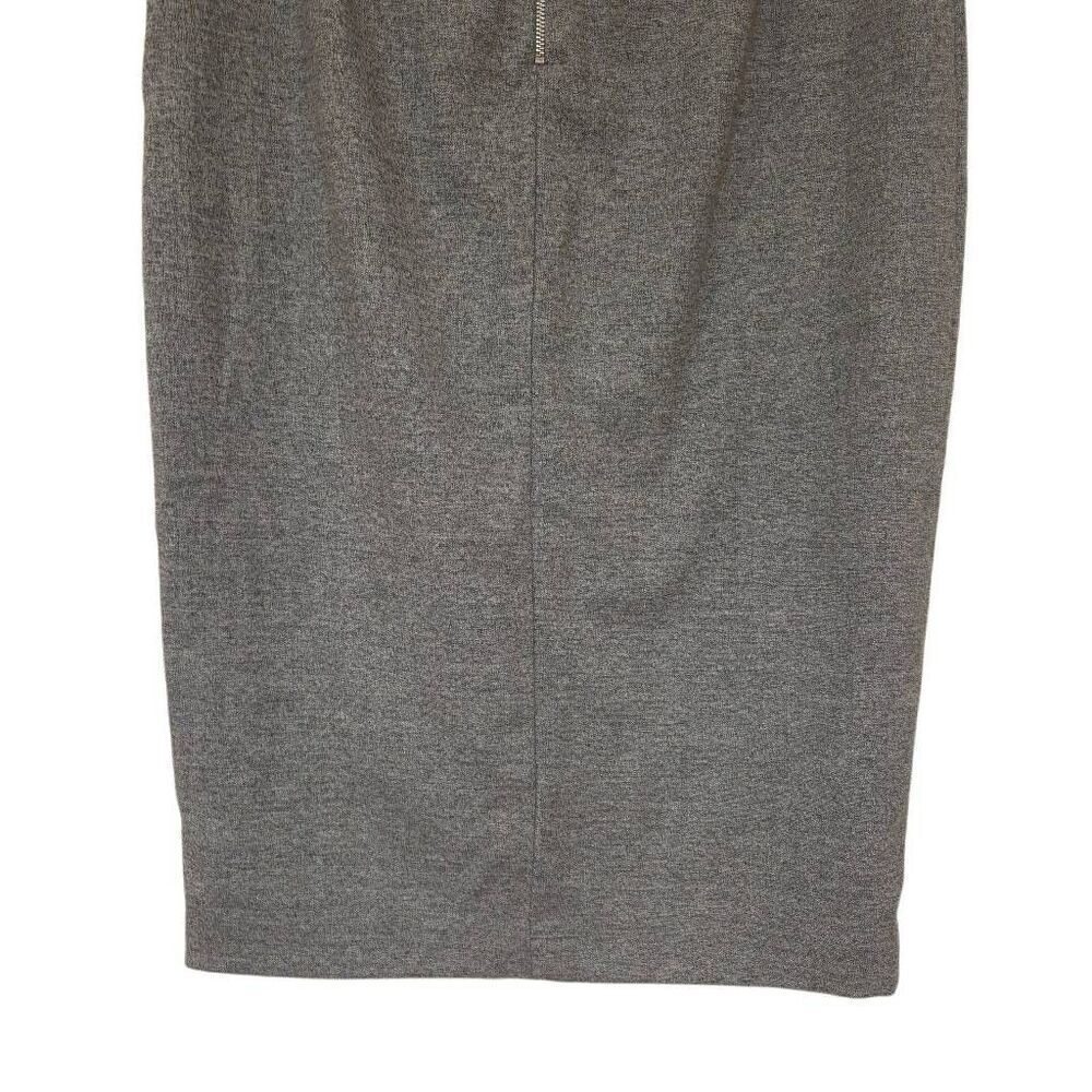 Banana Republic Women's Charcoal Gray Poly/Viscose/Spandex Knit Assymetrical Zip - Picture 8 of 10
